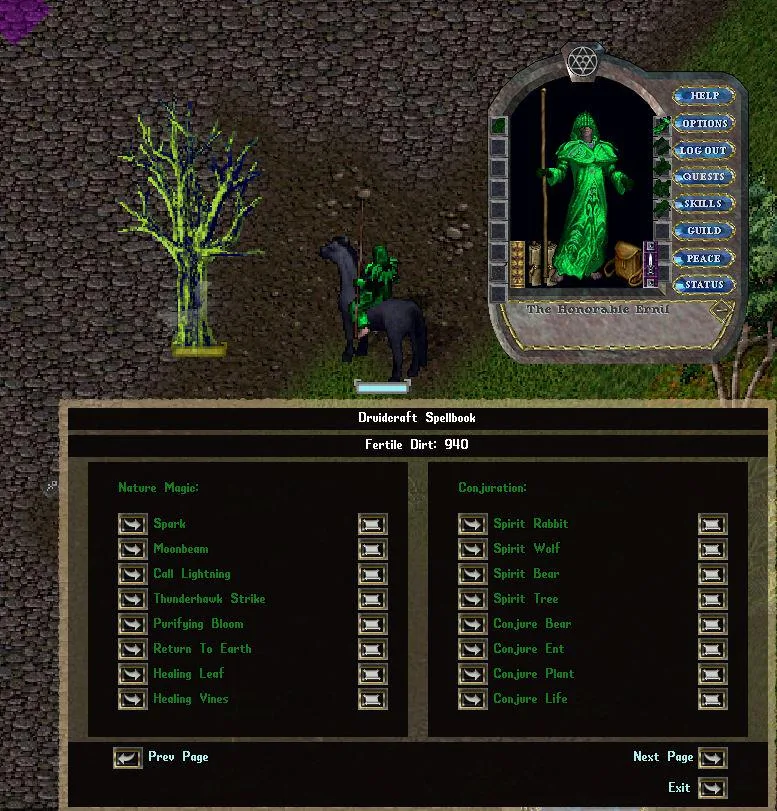 New Classes and Skills in The Druids Update