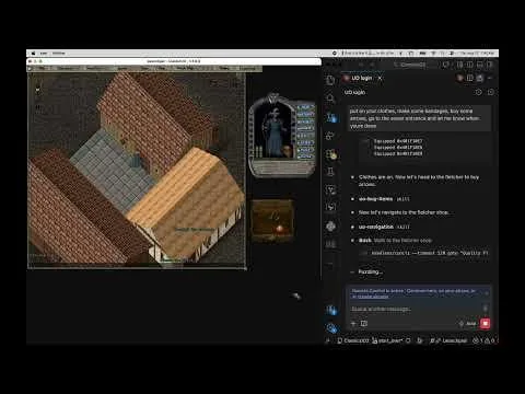 AI Assistant Claude Plays Ultima Online