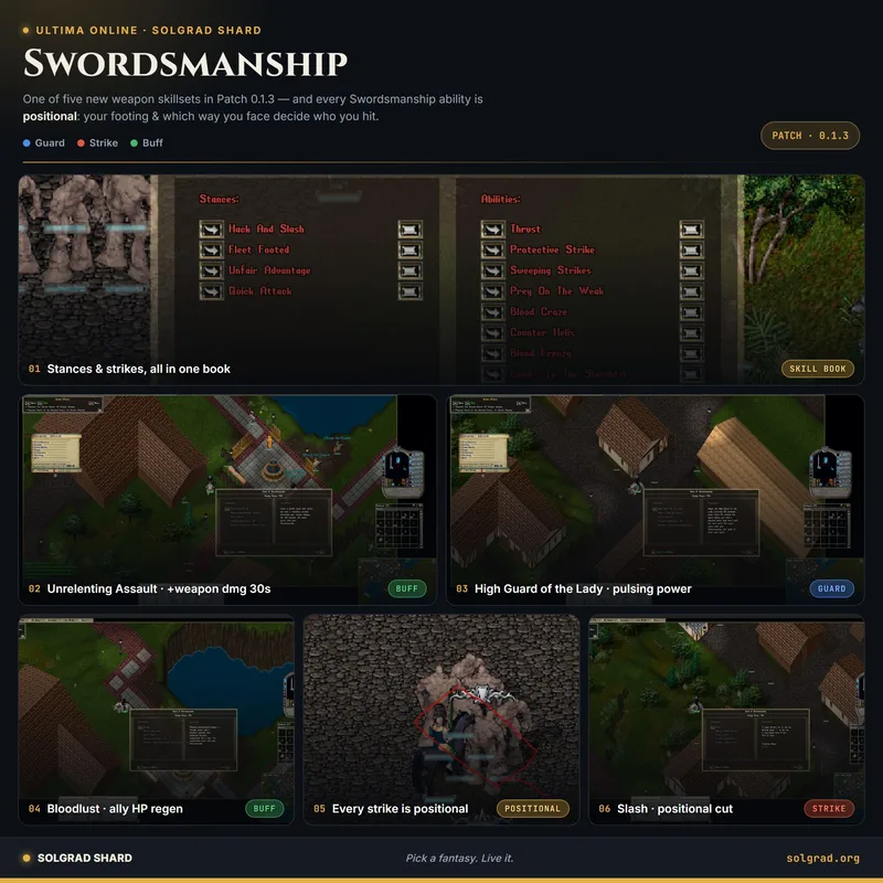 Solgrad Patches In New Swordsmanship Skillset